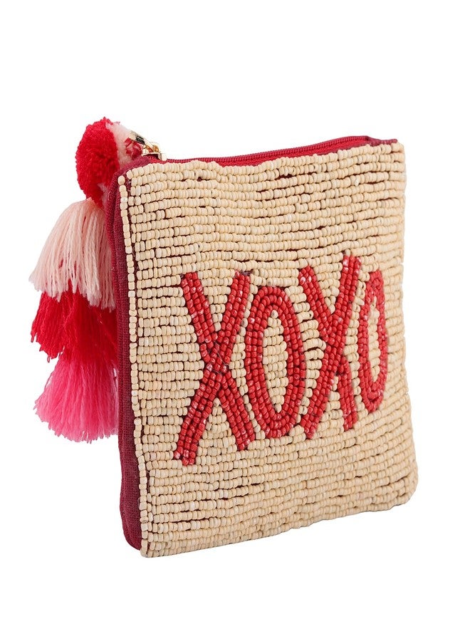 VOYLLA XOXO Beaded Coin Bag for Women,Casual,Travel,Stylish,Gift for Women & Girls - Image 5